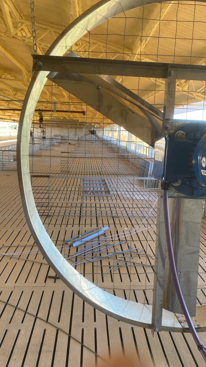 Sistema de ventilación porcina