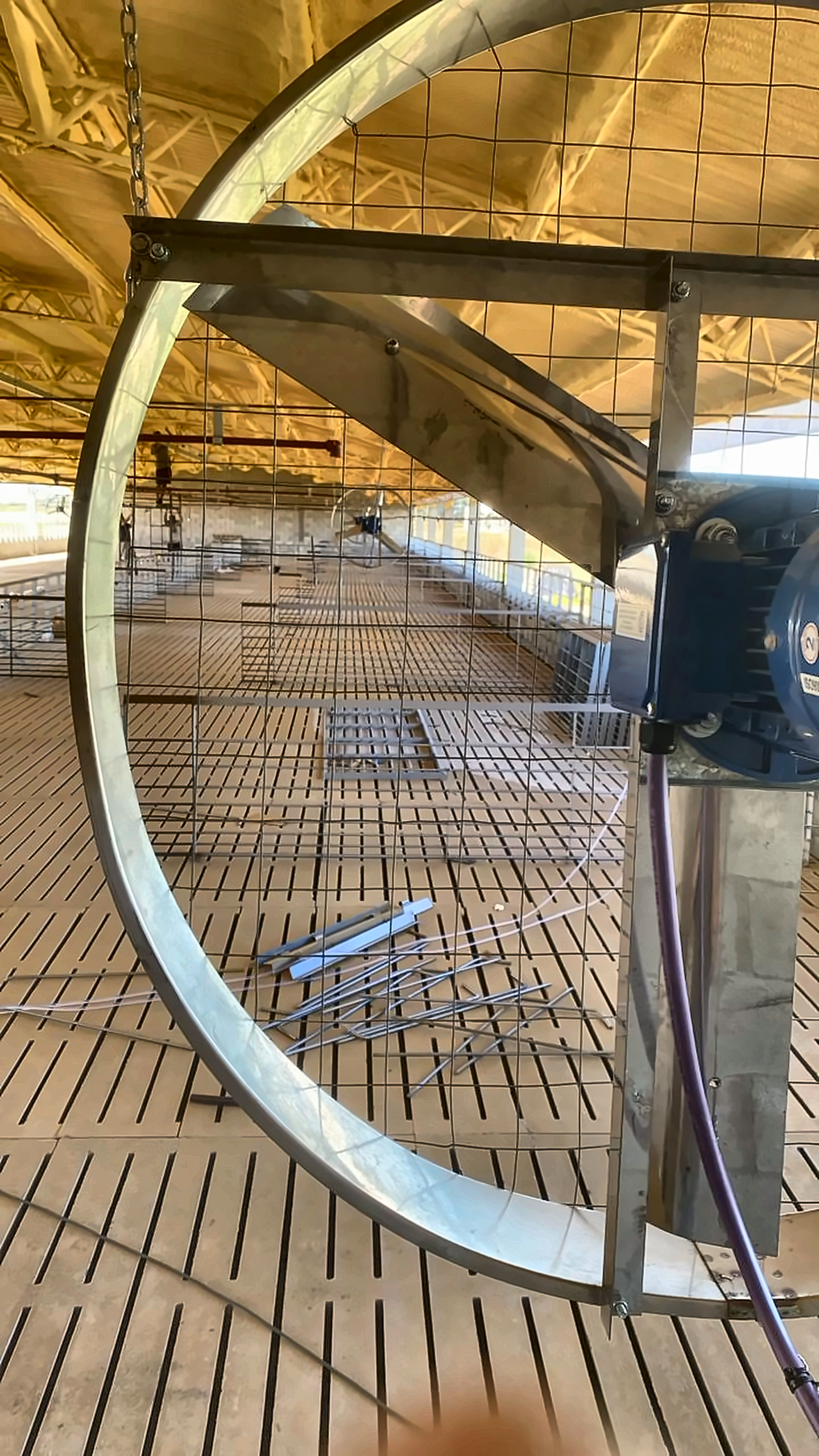 Sistema de ventilación porcina